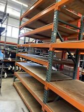 Interlake Pallet Racks Uprights Load Beams Plywood Shelving #53803, used for sale  Shipping to South Africa