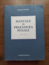 Tonini manuale procedura usato  Salerno