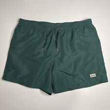 Used, BATHER Swim Trunks Mens XXL Lined 5" Inseam Drawstring Shorts Green Elastic for sale  Shipping to South Africa