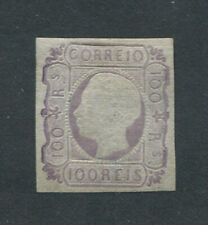 Portugal 1862 D. Luis I, 100 reis #18 MH, CERTIFICADO (LEIA) comprar usado  Enviando para Brazil
