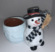Snowman figurine candle for sale  Bartlesville
