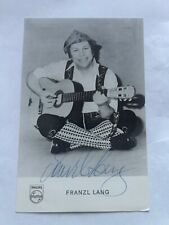 Franzl lang autogramm gebraucht kaufen  Klosterlechfeld