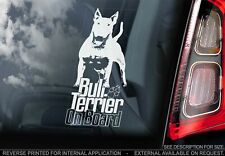 Adesivo de carro Bull Terrier inglês - decalque de janela para cachorro a bordo presente V07 comprar usado  Enviando para Brazil