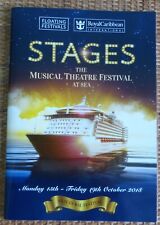 Used, RCI Stages The Musical Theatre Festival at Sea Programme for sale  Shipping to South Africa