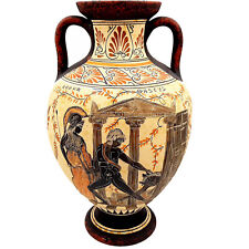 Usado, Ánfora griega 36 cm cerámica griega antigua, Teseo y Minotauro, Aquiles Eudoro segunda mano  Embacar hacia Argentina