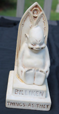 VINTAGE SHRINERS ORDER OF JESTERS BILLIKEN STATUE & STAND BILLIKEN CO CHICAGO for sale  Shipping to South Africa