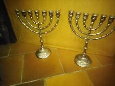 Coppia candelieri ebraici usato  Acqui Terme