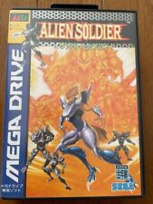 SEGA Mega Drive Genesis Alien Soldier MD videogame cassete macio caixa aberta perfeito estado comprar usado  Enviando para Brazil