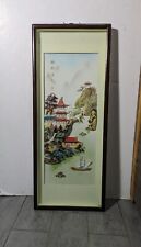 Vintage framed asian for sale  Aurora