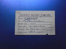 Rhymney railway company for sale  STROUD