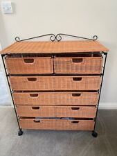 Wicker chest drawers for sale  WITNEY