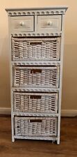 Chest drawers wicker for sale  ROMFORD