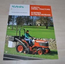 Kubota B1700 B2100 B2400 Ciągnik wysokoprężny Japońska broszura Broszura Broszura na sprzedaż  PL