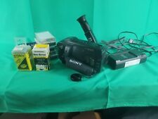 Videocámara Sony Handycam CCD-TR6 negra enfoque automático video8 con batería ENCENDIDA  segunda mano  Embacar hacia Argentina