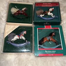 hallmark rocking horse series ornaments for sale  Manchester