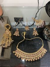 asian wedding bridal jewellery sets, used for sale  HIGH WYCOMBE