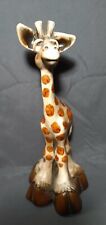 Vintage Giraffe Sculpture Figurine John Raya 12" Inch  for sale  Shipping to South Africa