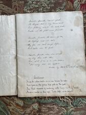1830s handwritten original for sale  Villa Rica