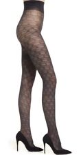 New Women's OROBLU Black Optical Liaison Shimmering Tights 50 Size L/XL for sale  Shipping to South Africa
