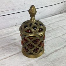 Brass glass apothecary for sale  WIRRAL