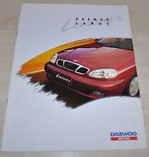 1997 Daewoo Lanos Koreańska broszura Brochure Prospekt RU na sprzedaż  PL