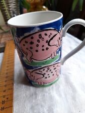 Piggies stoneware mug for sale  NEWBURY