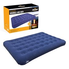 Milestone Double Flocked Air Bed Camping Festival Inflatable Mattress for sale  Shipping to South Africa