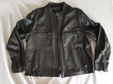 Harley Davidson Leather Jacket Cafe Racer Sport Basic Rider USA Made Mens XXXL for sale  Shipping to South Africa
