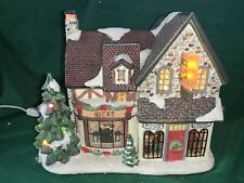 The village collection by  St Nicholas Square Village Nick's Tavern 2004 Lighted for sale  Carroll