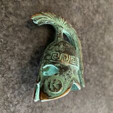 Miniature bronze helmet. for sale  BANBURY