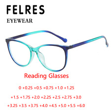 Óculos de leitura feminino moda olho de gato luz azul bloqueio armação completa comprar usado  Enviando para Brazil
