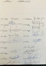 Cricket essex autographs for sale  BUSHEY