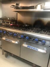 IMPERIAL COOKER RANGE 8 BURNER WITH 2 OVEN  MAIN GAS COMMERCIAL USE for sale  PRESTON