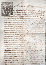Documento antico datato usato  Italia