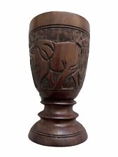 African hardwood goblet. for sale  CHICHESTER