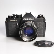 Chinon CM-3 35mm Film SLR w/ 55mm F:1.7 Auto Chinon Lens TESTED & WORKING!!! for sale  Shipping to South Africa