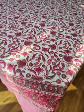 Pink printed cotton for sale  EASTLEIGH