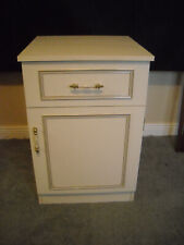ivory bedside cabinets for sale  RUGBY