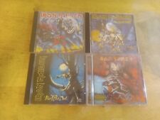 Lote de 4 CDs Iron Maiden - Live After, Beast, Dark, Virtual, Original Press Ex comprar usado  Enviando para Brazil