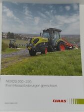 CLAAS NEXOS 260-220 Traktory Broszura z 04/2023 ( CLAAS 153 ) na sprzedaż  Wysyłka do Poland