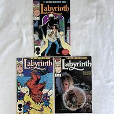 LABYRINTH MARVEL COMICS SERIE LIMITADA 1-3 COMPLETA 1986 EDICIÓN EE. UU. DAVID BOWIE segunda mano  Embacar hacia Argentina