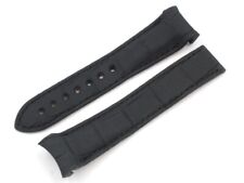 Accessori Watch Cinturino Omega Ansa 21mm Deployante Pelle Alligatore Nero comprar usado  Enviando para Brazil