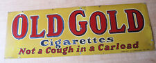 old gold cigarette sign for sale  Silverton