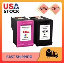 63 XL Ink Cartridge for HP OfficeJet 3830 4650 4655 5255 ENVY 4512 4516 4520 for sale  Shipping to South Africa