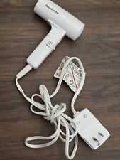 Brookstone White Mini Folding Travel Hair Dryer 200Watt  , used for sale  Shipping to South Africa