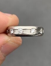 Anillo de eternidad completa de diamantes de platino de 1,00 quilates segunda mano  Embacar hacia Argentina