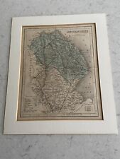 Victorian mounted map for sale  MELTON MOWBRAY