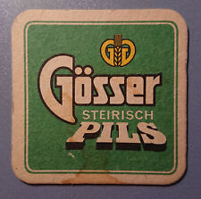 Beer Coasters Beer Felt Gosser Large Price V.Austria August 1977, used for sale  Shipping to South Africa