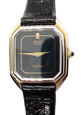 Relógio de pulso feminino vintage 1982 Seiko quartzo excelente folheado a ouro década de 1980 comprar usado  Enviando para Brazil