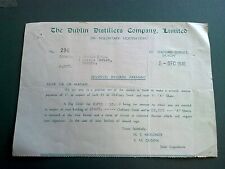 Dublin distillers document for sale  Ireland